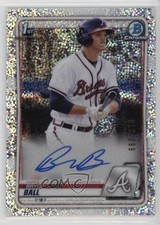 2020 Bowman Chrome Prospects Speckle Refractor /299 Bryce Ball Auto 12ui