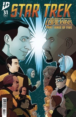 STAR TREK #31 VARIANT CVR B LEVENS IDW PUBLISHING