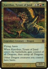 Karrthus, Tyrant of Jund (Oversized) [Commander's Arsenal Oversized] Foil Near