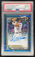 2024 Bowman Chrome Prospect Blue #CPA-KG Konnor Griffin RC Auto /150 PSA 10