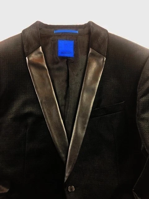 JOOP! Blazer de esmoquin de terciopelo Hairek • Slim Fit • EU 54 • ropa de... - Imagen 3 de 4