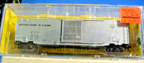 HO Kadee Western Railway of Alabama 50' PS1. puerta única #17254 nueva en caja. C-10 | Condition: New