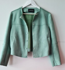 Stradivarius Jacke  Gr. S  Wildlederimitat  Neuwertig, sehr schönes Grün