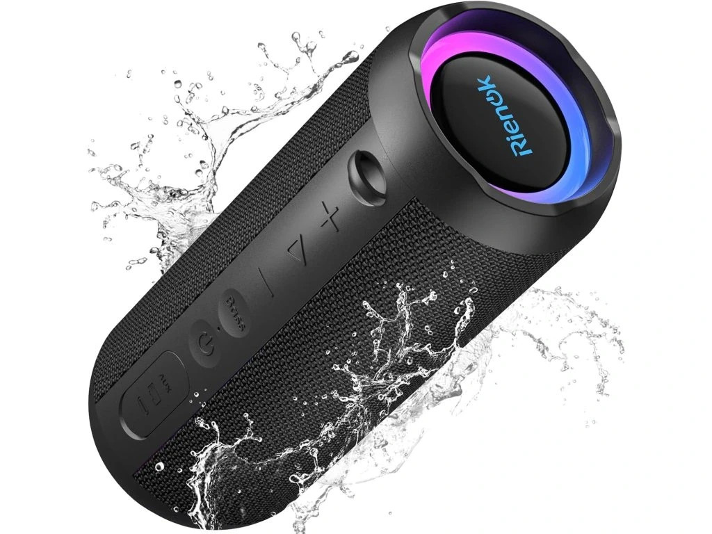 Enceinte portable Bluetooth antichoc résolvant les pannes de batterie avec ses 30H
