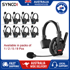 SYNCO XTALK XPRO Wireless Intercom Headset Full Duplex Communication System