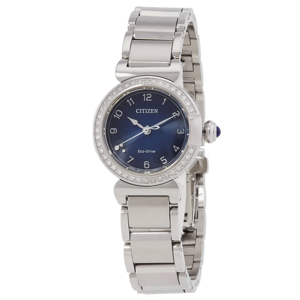 Reloj Citizen L May Bells Cristal Eco-Drive Esfera Azul Damas EM1120-87L
