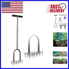 Efficient Lawn Aerator with 15 Durable Spikes Perfect for All Soil Types