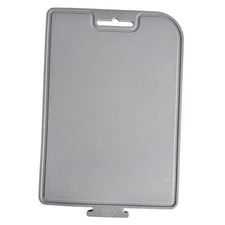 Korean Made Thick Silicone Double-Sided Usable Cutting Board 14.3" x 9.7" Gray