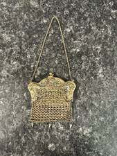 Antique Mesh Coin Purse 3 Dangles