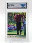 TIGER WOODS 2001 UPPER DECK ROOKIE GOLF #1 RC DSG 10 Q1300