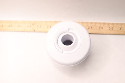 Wall Fitting With Eyeball White Fiberglass 