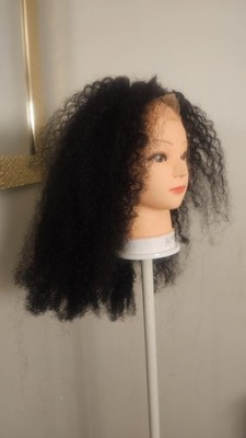new High-Quality Top 20 '' Black bodywave 100% Virgin Human Hair Lace front Wig 
