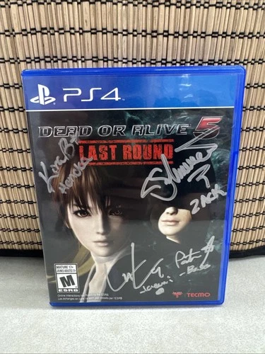 Dead or Alive 5: Last Round PlayStation 4 PS4 Signed