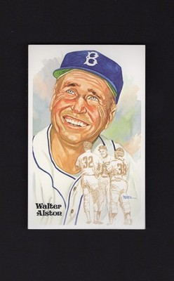 #181 WALTER ALSTON, Dodgers ~ Perez-Steele HOF postcard #7942/10,000