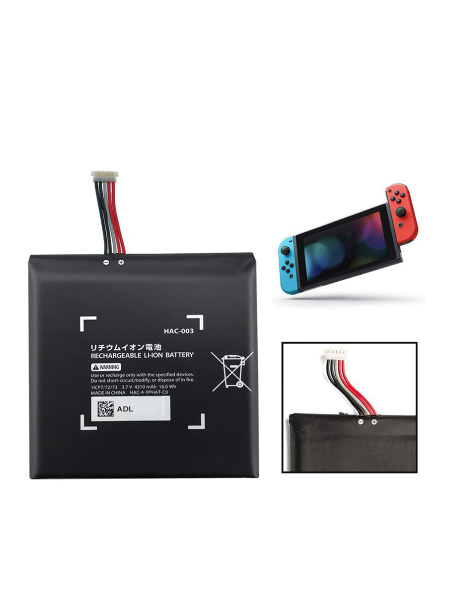 Nintendo Original Switch Console Battery HAC003 - Black for sale