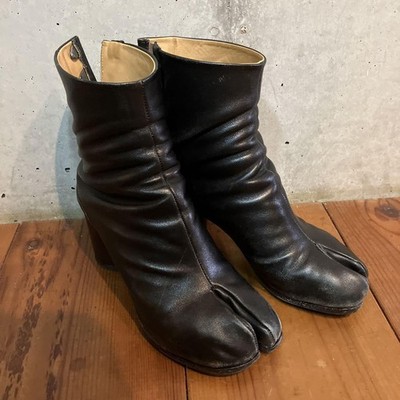 Maison Margiela Short Tabi Heel Boots Shoes Women Size 37 Genuine