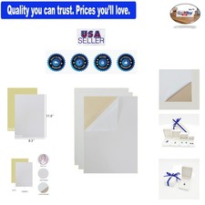 3PCS Self Adhesive Felt Sheets A4 Size White Peel  Stick Craft Felt