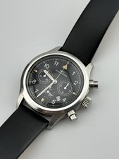 VERY RARE Vintage IWC Der Fliegerchronograph Mecha Quartz JLC Chronograph Watch