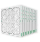 20x25x2 MERV 8 Pleated AC Furnace Air Filters. 10 Pack