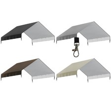 Metal Chicken Coop Weather Protection Cover Epoxy Coating Construction