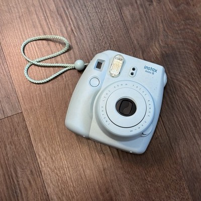 Fujifilm Instax Mini 8 Blue Instant Film Camera UnTested for Parts Or Repair