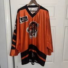 Vintage 90s Princeton University Tigers Hockey Jersey XL ECAC 250th Anniversary