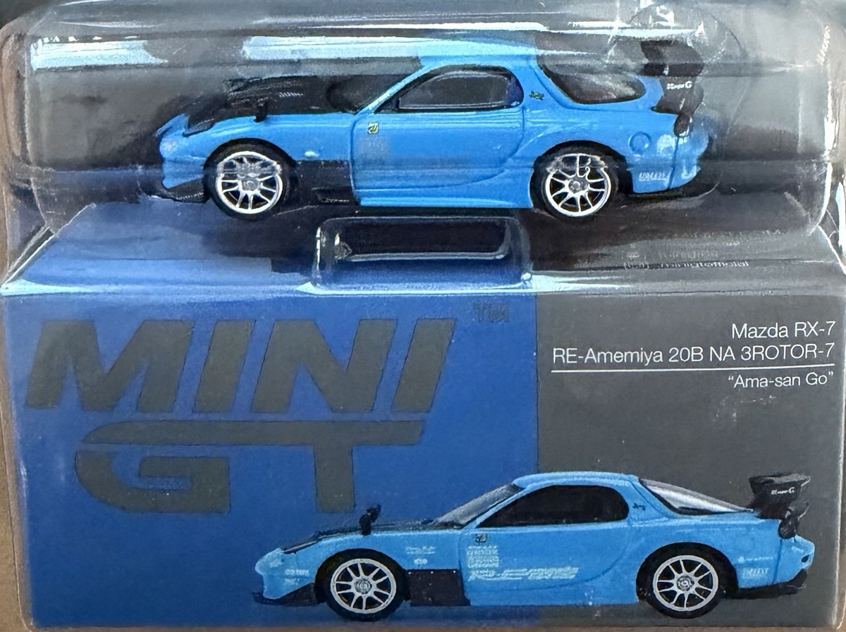 Mini GT #1046 Mazda RX-7 RE-Amemiya 20B NA 3ROTOR-7 Ama-san Go