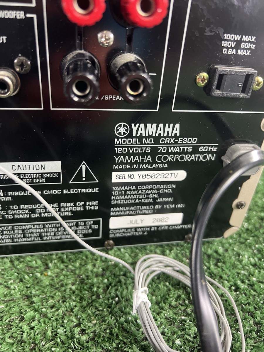 Yamaha Natural Sound CD Receiver CRX-E300 Works Video Proof | eBay