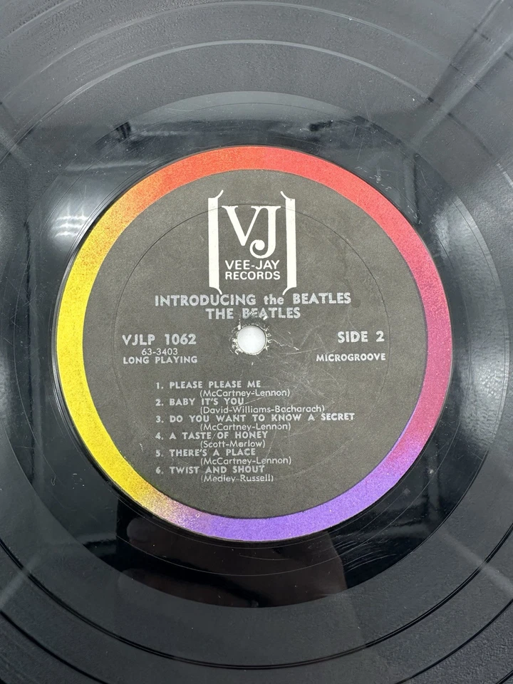 THE BEATLES–Introducing 1964,Vee-Jay Records VJLP 1062 AUTHENTIC Early U.S. Pres - Image 4 of 4