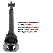 Front Driveshaft Prop Shaft for Chevrolet K20 1981-1986,GMC Jimmy 1981-1991 4WD