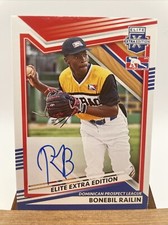Bonebil Railin 2022 Panini Extra Elite Edition  Autograph DPL Prospect