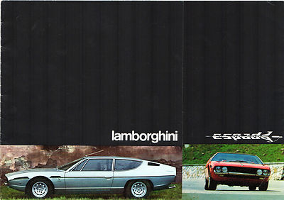 Lamborghini Espada 400 GT Series III 1972-1978 UK Market Sales Prospekt