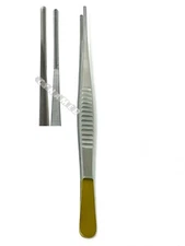 GERMAN 8"DEBAKEY ARTERY ATRAUMATIC TISSUE GOLD HANDLE FORCEP SURGICAL INSTRUMENT