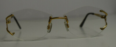 Vintage Leonardo D Exclusive Brillenmode Frames Fashion Eyeglasses Logo Rimless
