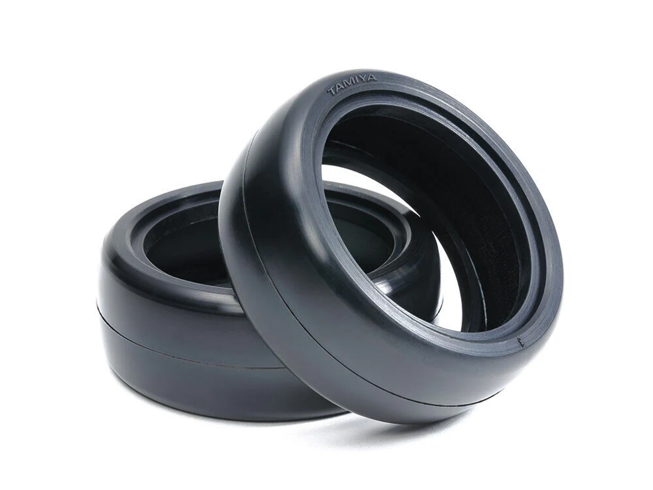 Tamiya 22001 Reinforced Racing Tires (Hard, 24mm/2 Pcs,), TRF419/TRF420/TA08 NIP