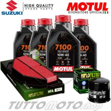 KIT TAGLIANDO SUZUKI GSR 600 2006-2011 OLIO MOTUL 7100 + FILTRI OLIO-ARIA GSR600