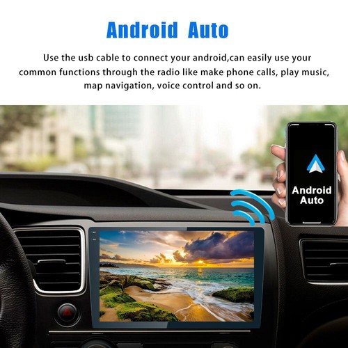 8Core 9"/10.1" Android 13 Car Radio Androidauto Stereo Carplay Player GPS WiFi - Picture 8 of 12