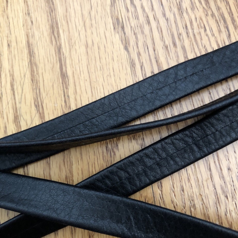 Carlisle Leather 2 Belts In 1 Black Brown Turquoise Enameled Floral