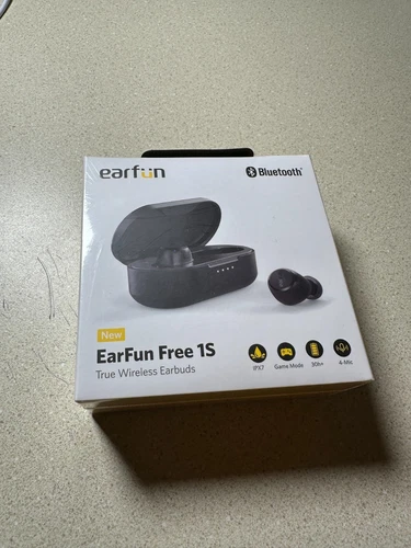 New in Package Black EarFun Free 1s Wireless In Ear Earbuds 