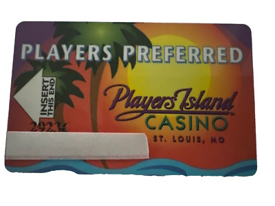 Island Resort Casino Hotel Players Card Rewards Slot Card St Louis Missouri