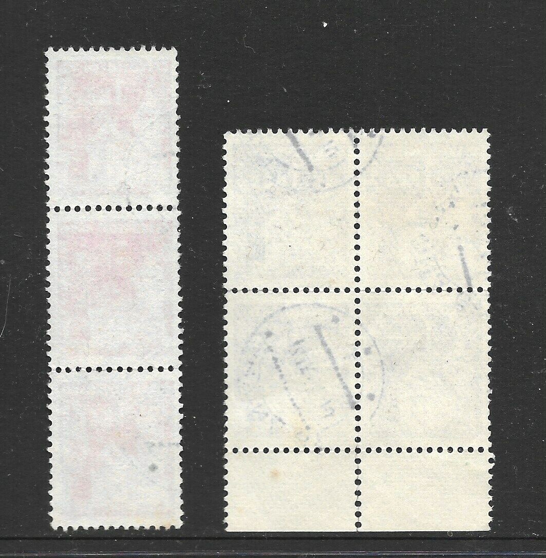 1960 Czechoslovakia, 1 KCS Violet, 2 Blocks of Castles, Colour