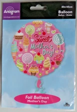 Anagram Sweet Mother's Day Helium Foil Balloon 18"