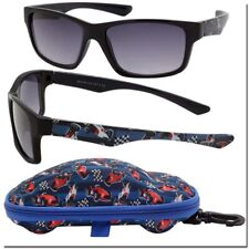 Boys Sunglasses 6 - 12 Kids Sunglass For Boys With Case Sport Cycling Child Size