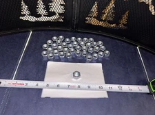 39 QTY! Bulk Lot- Grade 5 Finished Hex Nuts Zinc Plated Steel 1/2-13 40138 -NEW!