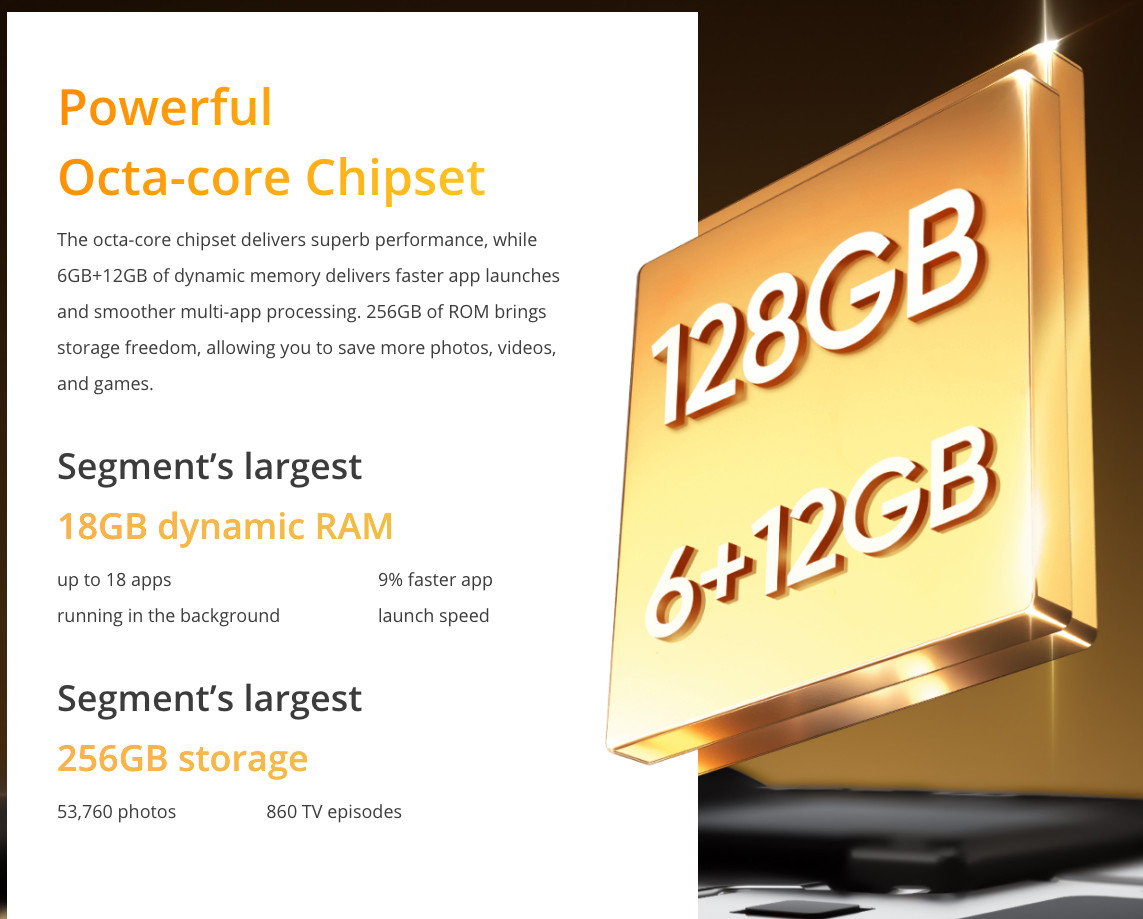 Realme C61 4G LTE Dark Green - 4GB RAM - 128GB ROM - Unlocked - NEW SEALED