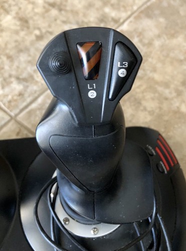 Thrustmaster T-Flight Hotas X Joystick Flight Stick PS3 - PC Schwarz - Bild 4 von 8