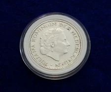 1955 Netherlands 1 Gulden - Nice Silver - Coin in Capsule - See PICS
