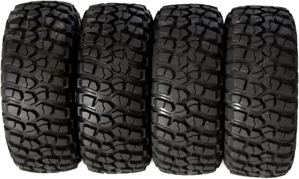NEW Traxxas 2wd Slash BFG Mud Terrain Tires Silver/Black 12mm Wheels Ford Raptor - Image 3 of 3