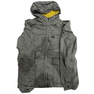 G-STAR Herren RAW Recolite Hooded Overshirt L/S Jacke UVP 100£