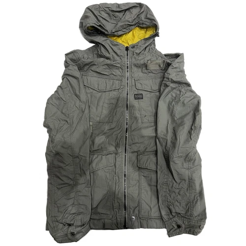 G-STAR Men's RAW Recolite Hooded Overshirt L/S Jacket RRP £100